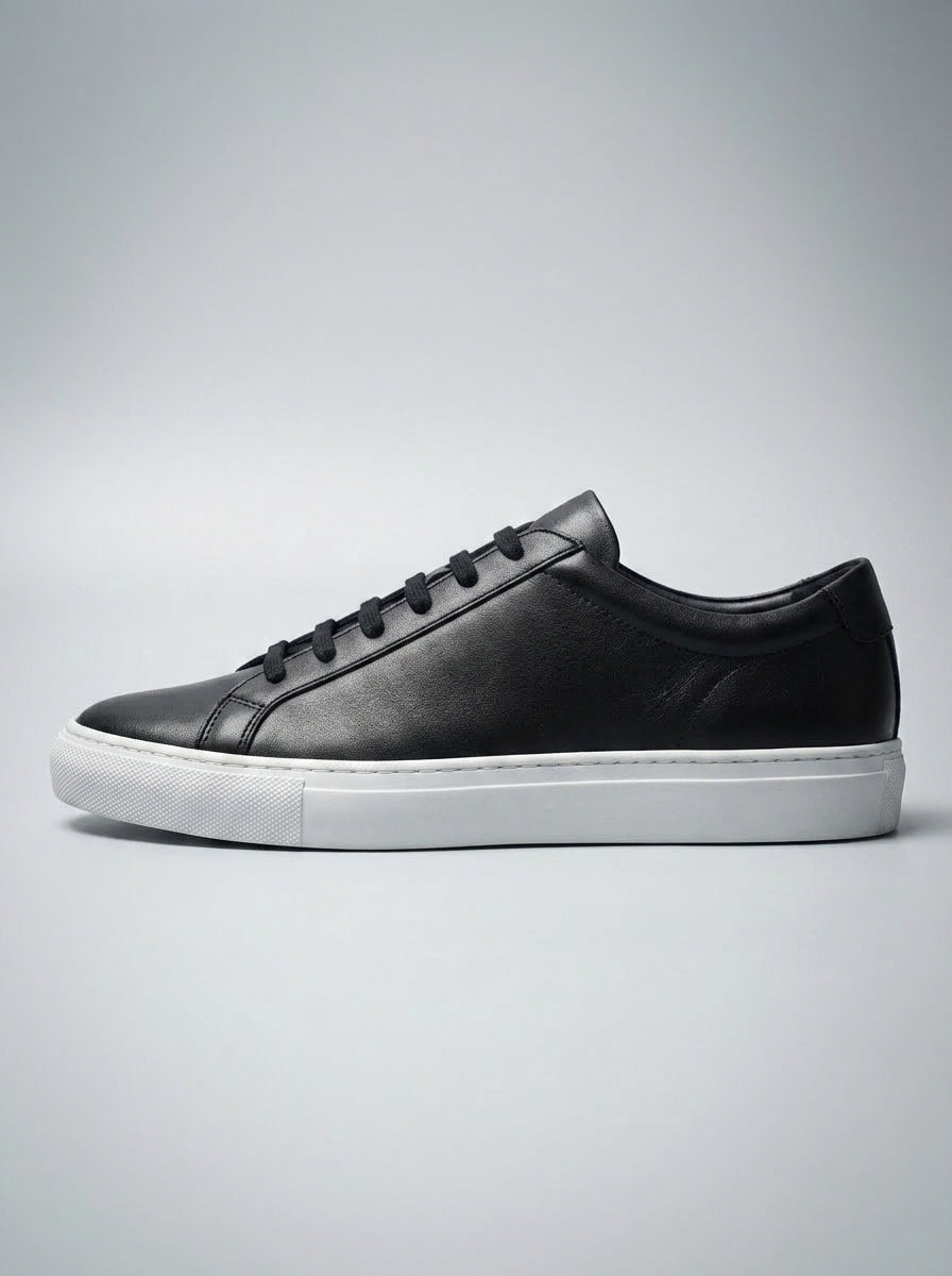 Men's Low Top Lace-Up Court Sneakers