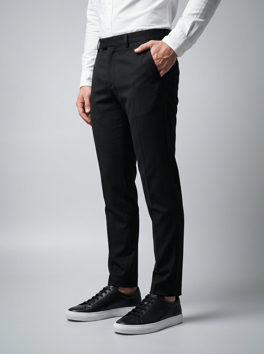 Men's Low Top Lace-Up Court Sneakers