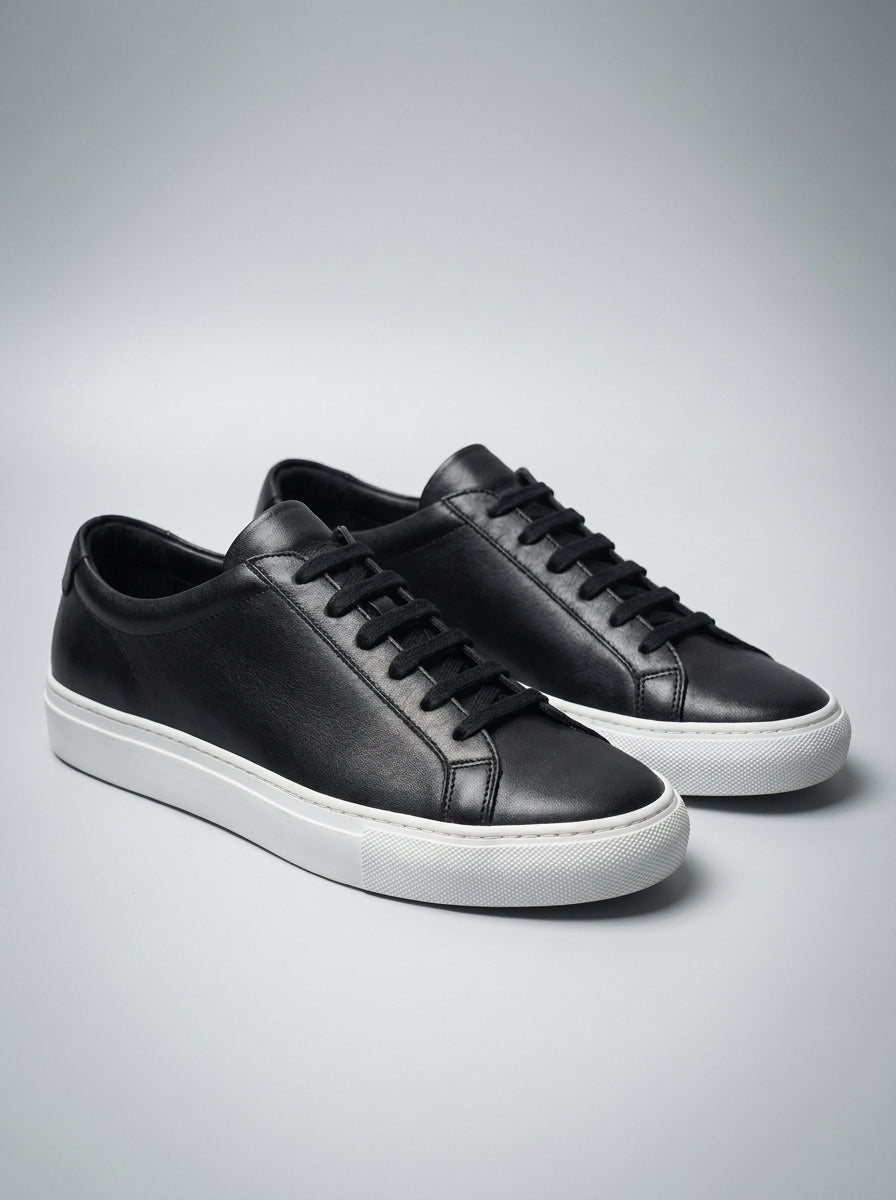 Men's Low Top Lace-Up Court Trainers