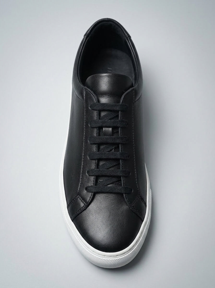Men's Low Top Lace-Up Court Trainers
