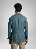 Men's Notch Lapel Linen Blazer