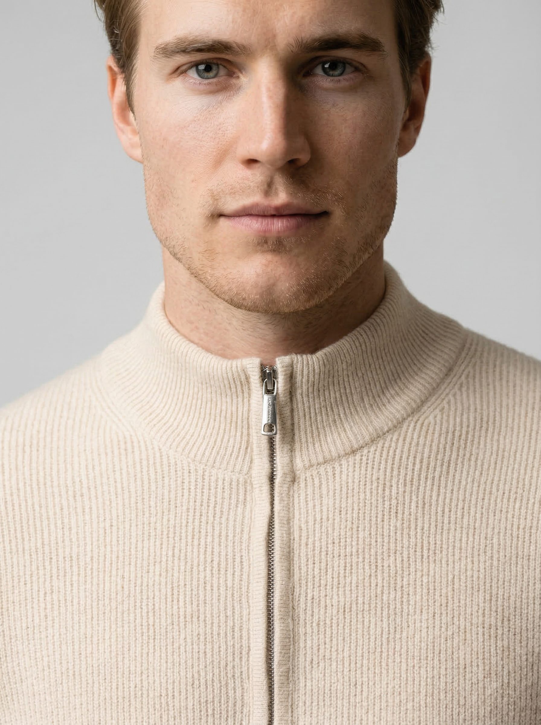 Men's Ottoman Rib Wool Cashmere Knitted Vest