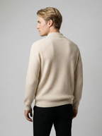 Men's Ottoman Rib Wool Cashmere Knitted Vest