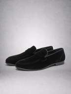Men's Penny Strap Apron Toe Loafers