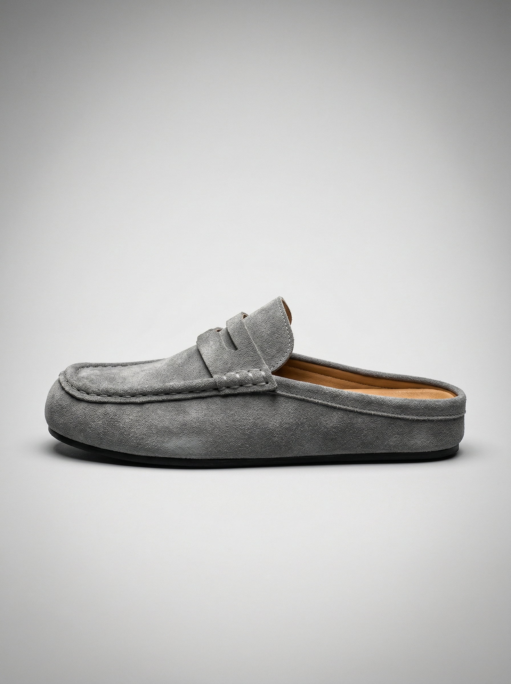 Men's Penny Strap Platform Sole Loafer Mules