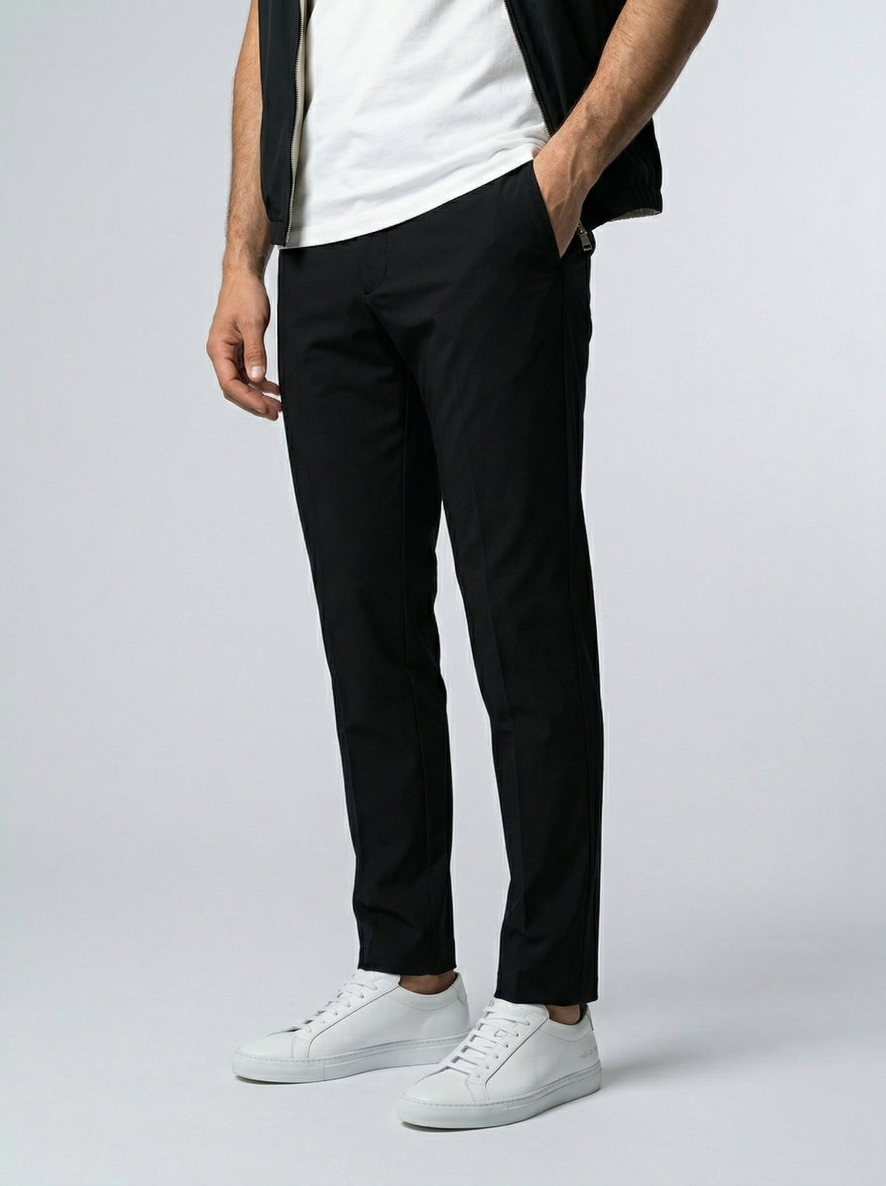 Men's Reversible Gilet and Slim Trousers Two Piece Set