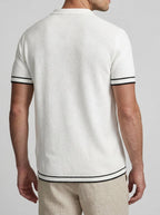 Men's Smart-Casual Short Sleeve Knit Polo Shirt