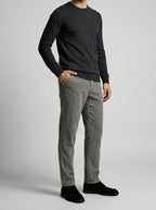 Men's Smart Ribbed Corduroy Straight Leg Trousers