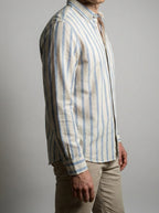 Men's Smart Striped Oxford Button Down Shirt