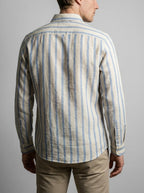 Men's Smart Striped Oxford Button Down Shirt