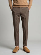 Men's Smart Tapered Tailored Trousers