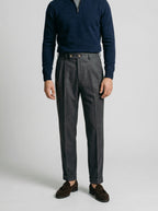 Men's Smart Tapered Tailored Trousers