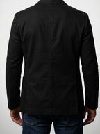 Men's Smart Unlined Cotton Blazer with Patch Pockets