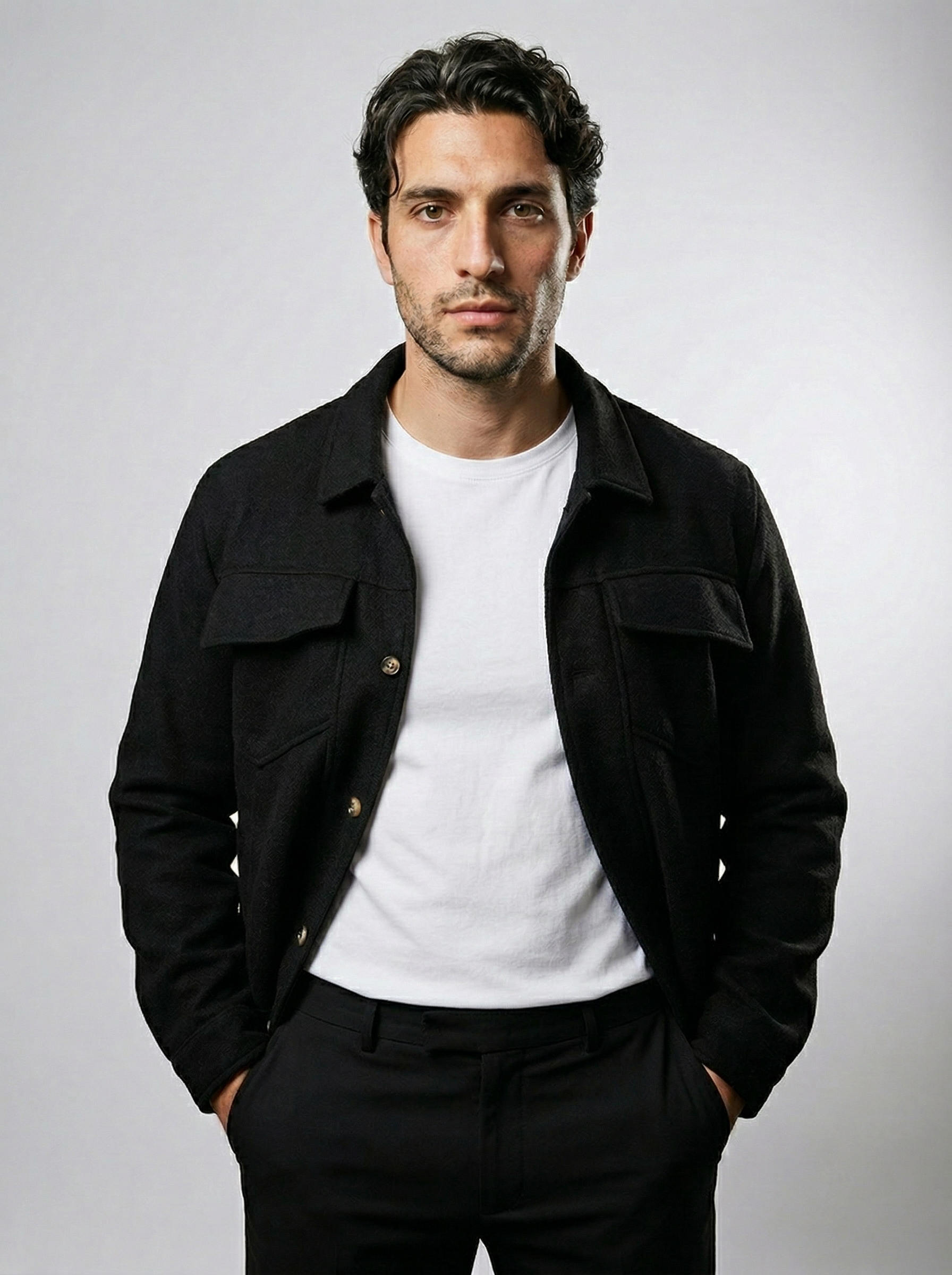 Men's Snap Front Utility Field Jacket