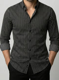Black Pinstripe
