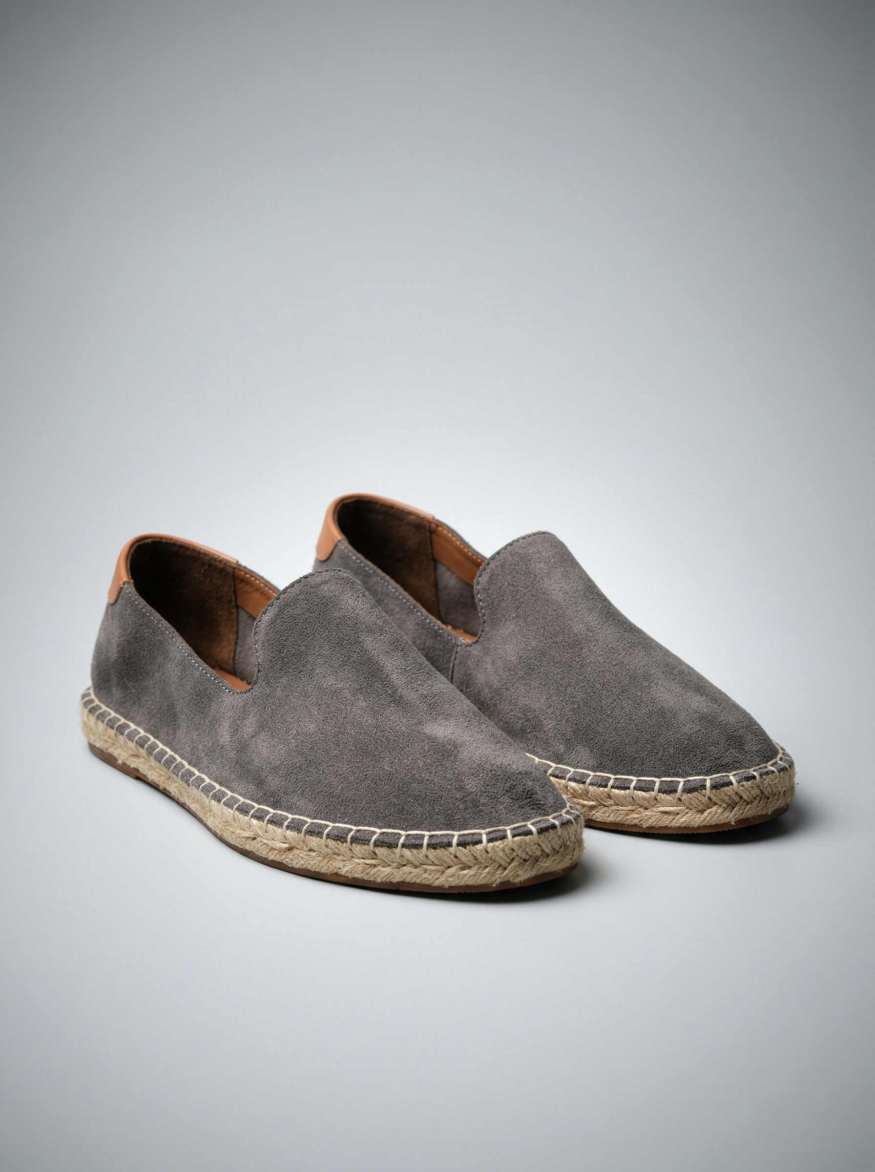 Men's Suede Slip On Espadrilles