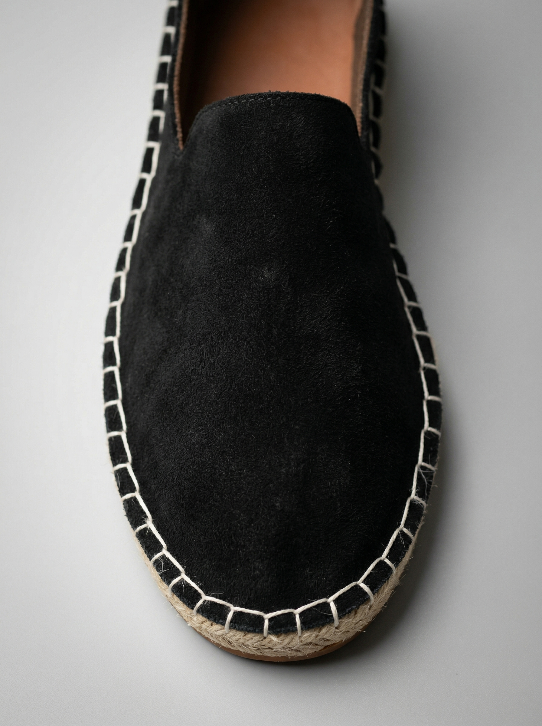 Men's Suede Slip On Espadrilles