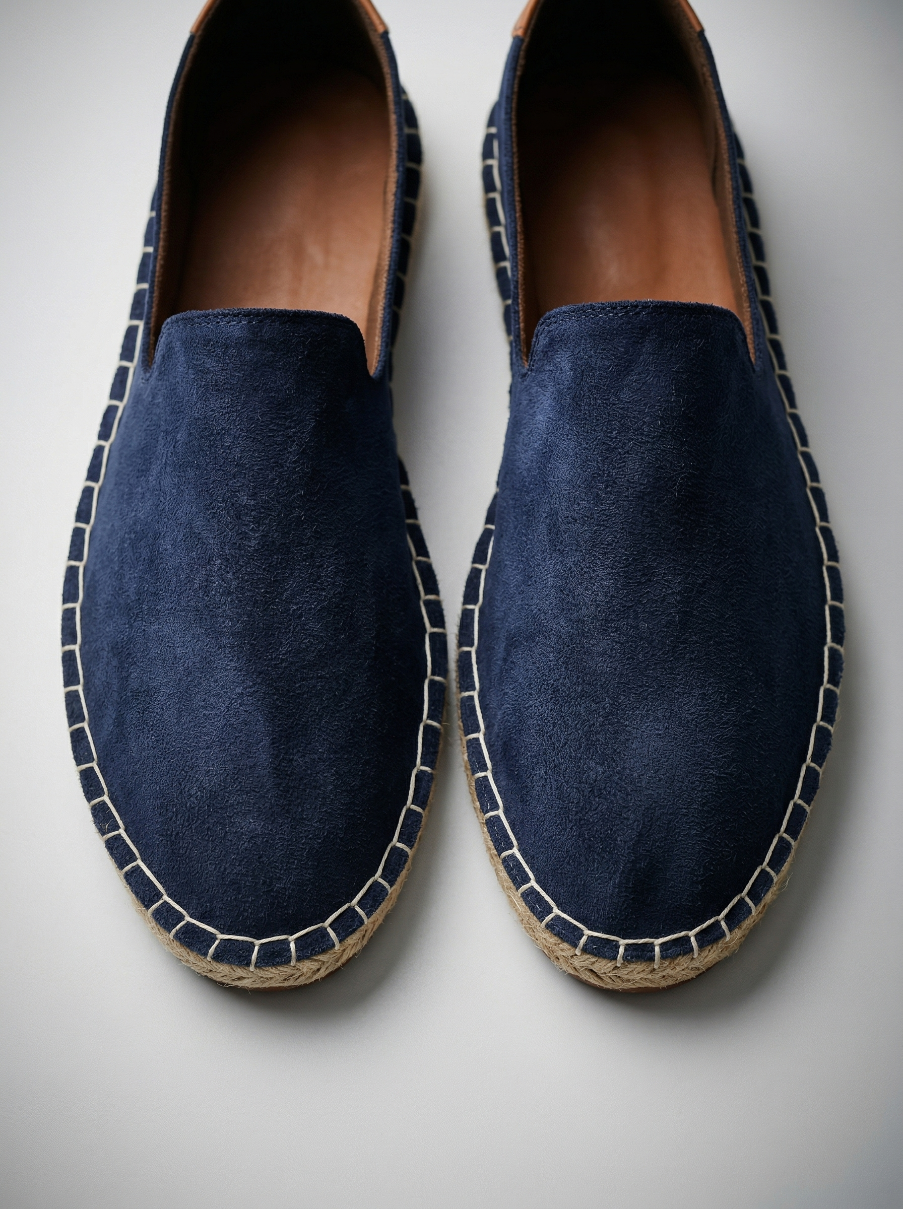 Men's Suede Slip On Espadrilles