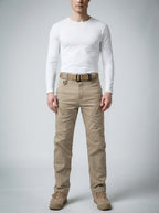 Men's Tactical Cargo Trousers with Zip Pockets