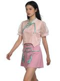 Women’s Two-Piece Set with Contrast Trim