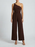 Women's One Shoulder Wide Leg Jumpsuit