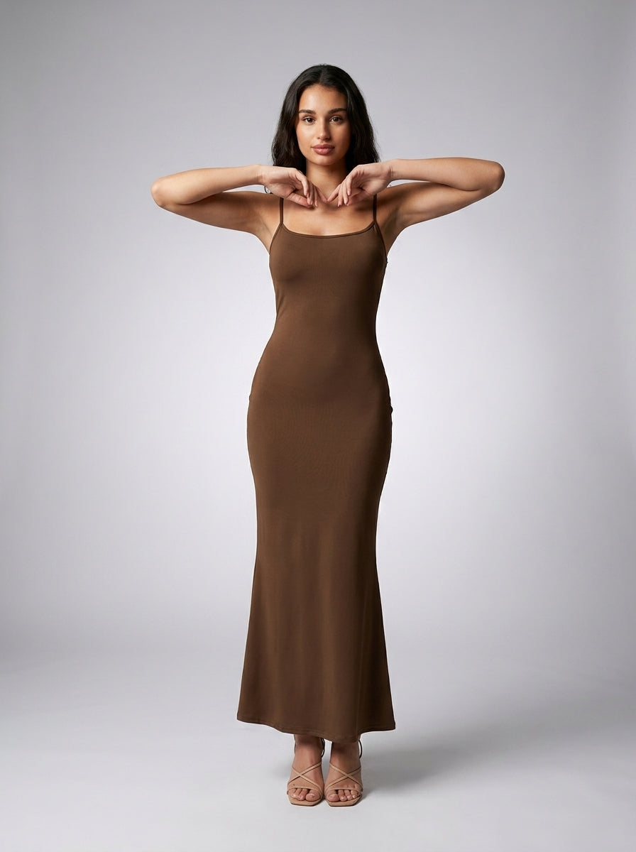 Women's Slim Fit Camisole Maxi Dress