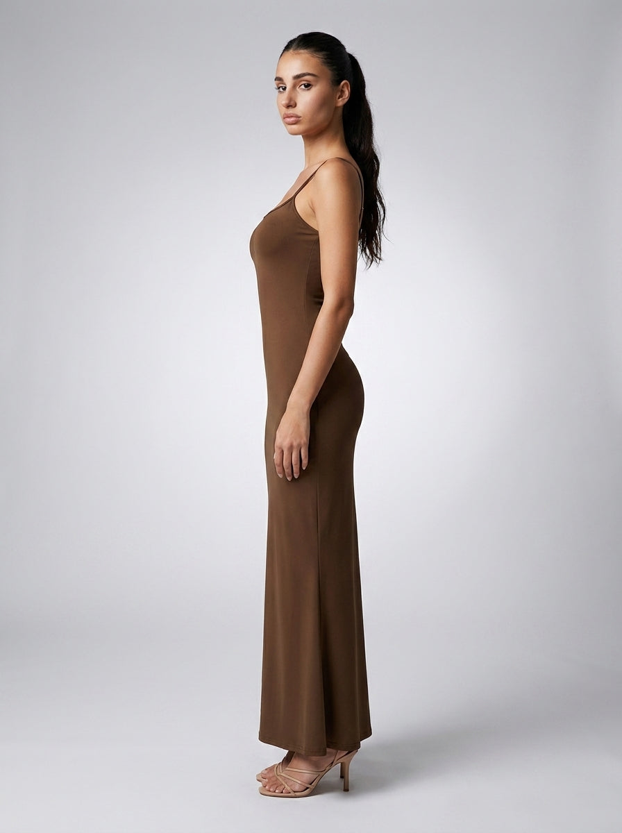 Women's Slim Fit Camisole Maxi Dress
