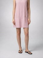 Women's Striped Scoop Neck A-Line Summer Knee Length Dress