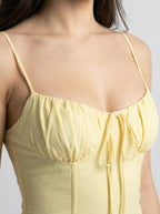Women's Sweetheart Ruched Wedding Guest Maxi Dress with Spaghetti Straps