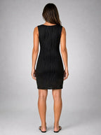 Women's V-Neck Padded Strap Mini Dress